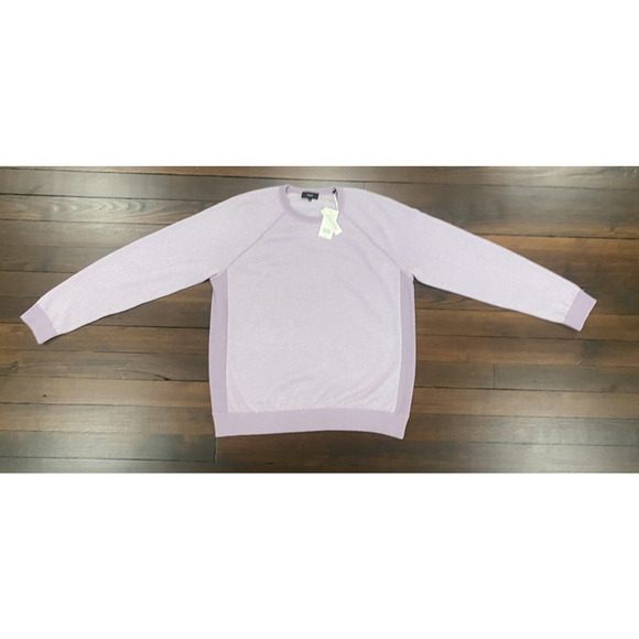 VINCE Sweater Mens XXL Purple Knit Wool Cashmere Preppy Basic Pullover Crewneck - Picture 10 of 12